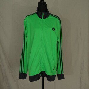 Lime Green Adidas Zip Up